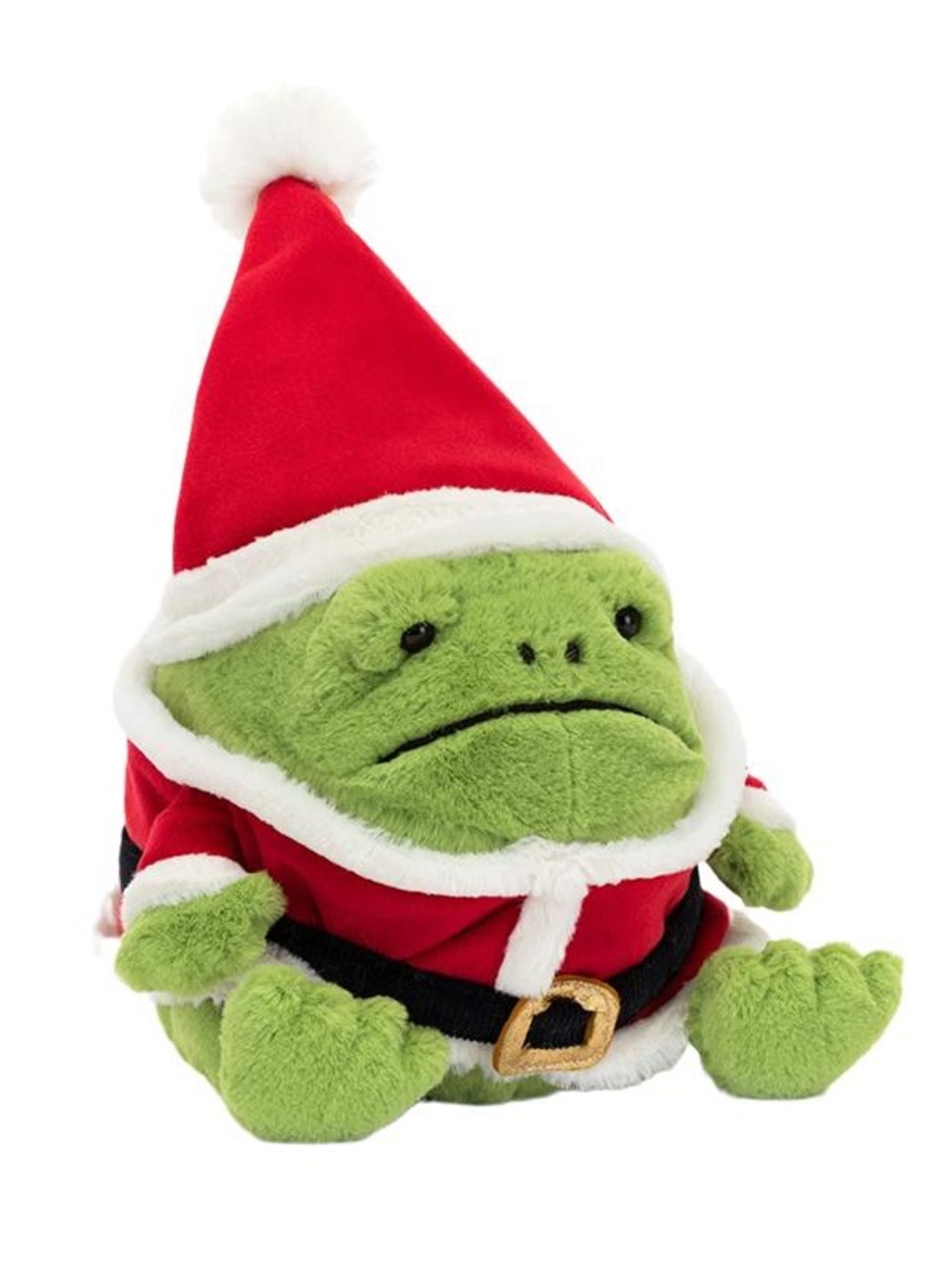 Jellycat Santa Ricky Rain Frog Plush NWT Retired Christmas RR3FS
